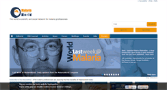 Desktop Screenshot of malariaworld.org
